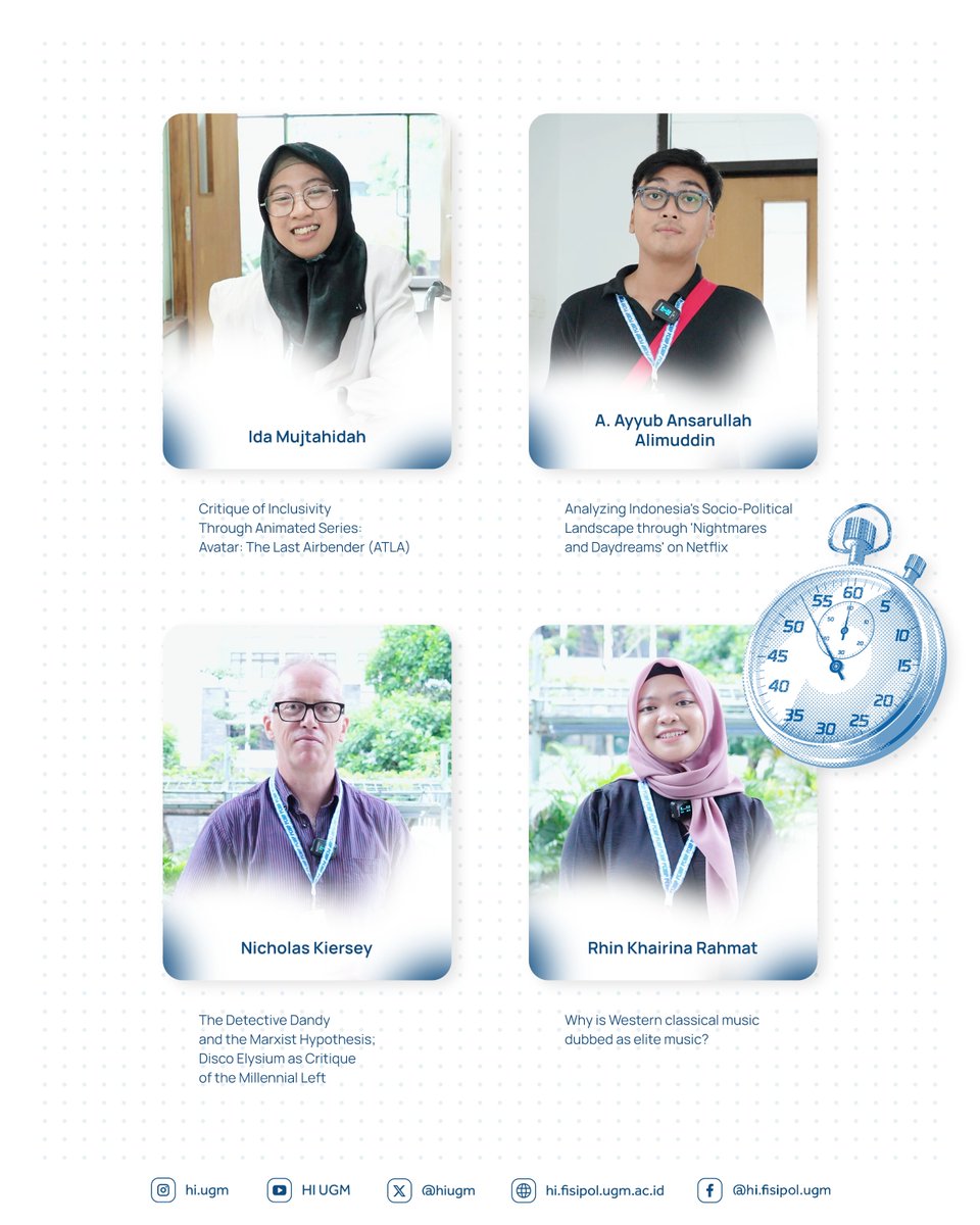 HIUGM's tweet photo. HIFriends! Penasaran apa saja topik yang diangkat oleh para pembicara dalam Popular Culture and World Politics Conference v15? Yuk, ulas kembali riset riset yang dibahas. Selengkapnya di https://t.co/QGvvjrlNqf #pcwpv15 #pcwp https://t.co/ndTuRa6BNs