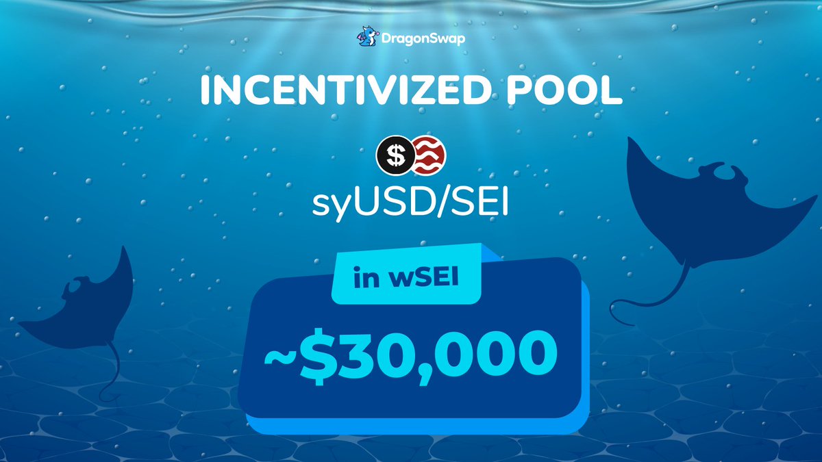NPCnumber00001's tweet photo. 👉@dragonswap_dex hợp tác với @synnax_labs ra mắt pool LP mới. 

👀Anh em có thể tham khảo pool syUSD/SEI với phần thưởng lên đến $30.000 $SEI

🔥Thời gian sự kiện: 30 ngày 

👉Tham gia tại đây: https://t.co/Kjt3Qqa3Cc https://t.co/VbxCqwo7yS
