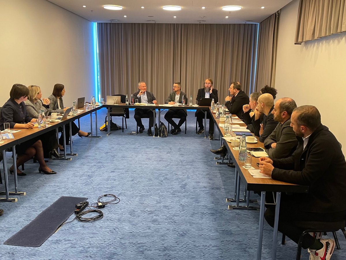 CommissionerHR's tweet photo. At the outset of my visit, I had important discussions with #HumanRightsDefenders, #LGBTI people and journalists about pressing human rights challenges facing #Georgia https://t.co/lP5vvaKloa