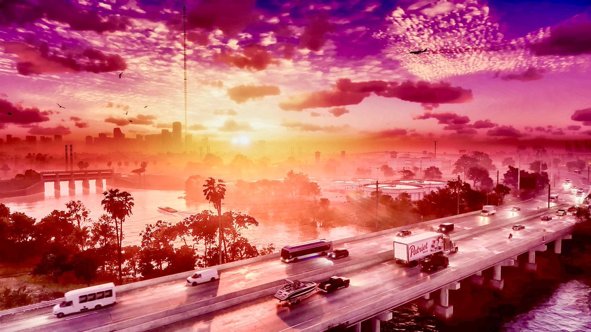 Tap, hold and load the GTA 6 trailer opening in 4K HDR 🌴☀️