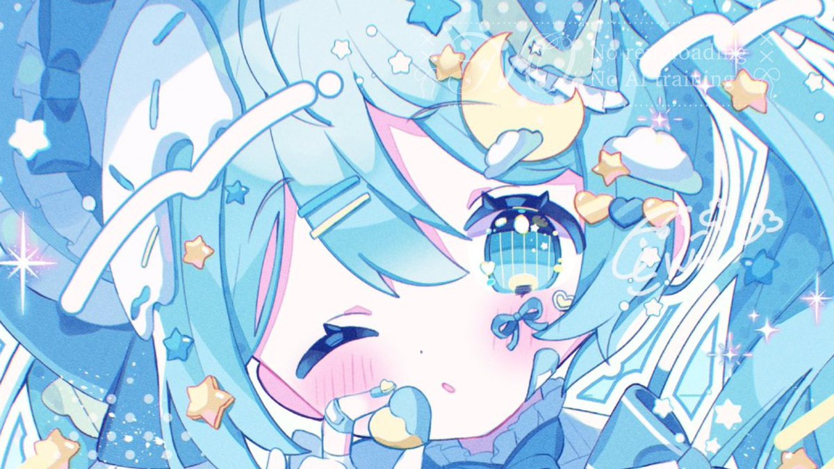 ⋆⸜ 水色まとめ⋆ ⸝⋆ 」|さんご。໒꒱· ﾟのイラスト