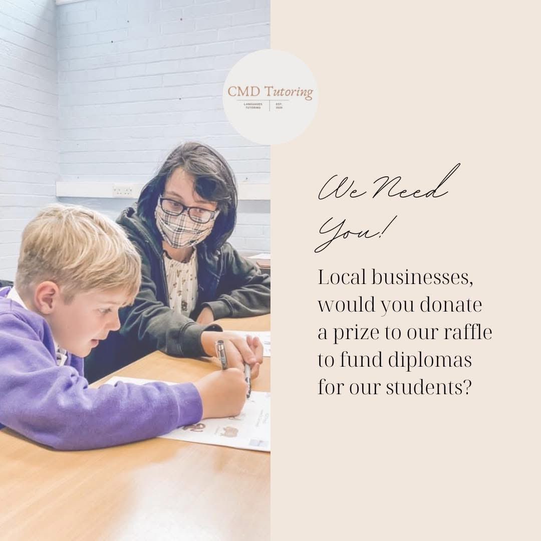 Would any #SBS businesses be able to help?

We’ve set the target of raising £1k with our raffle, with the goal of funding 30 English qualifications for refugees living in Winsford &amp; surrounding areas!

If your business could donate a prize, we would be grateful for your support.
