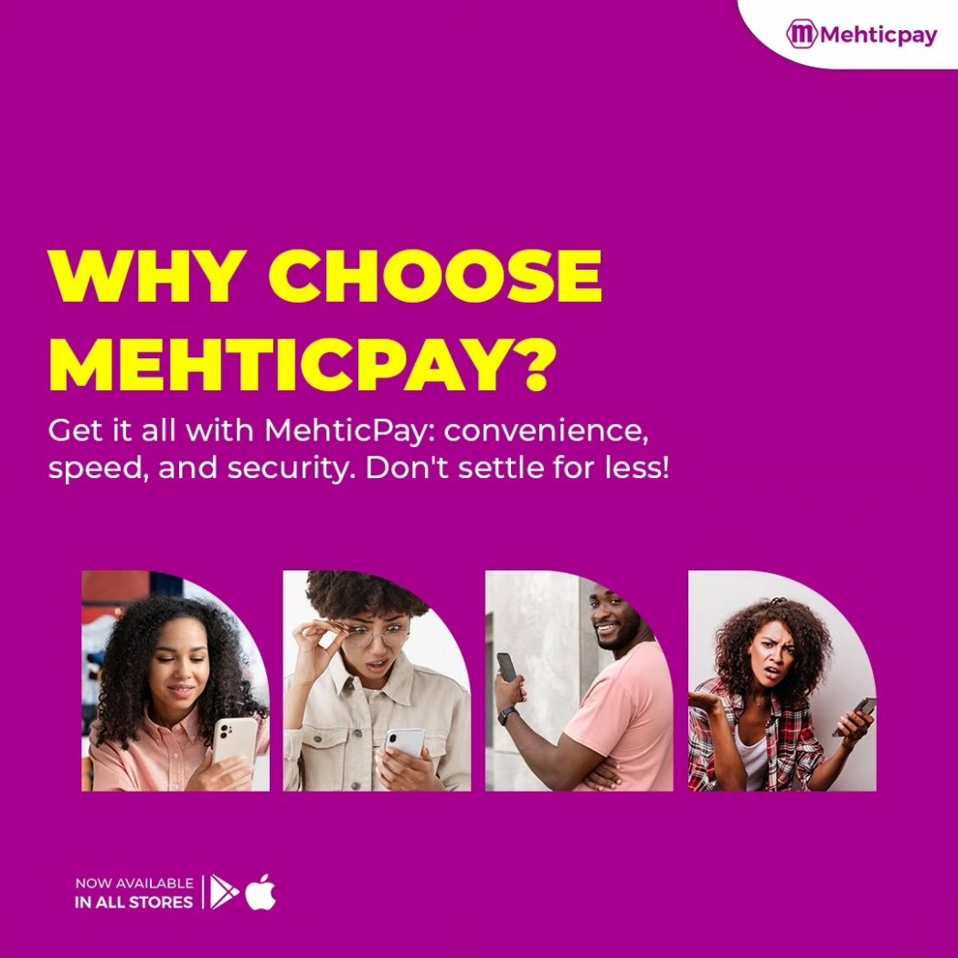 mehticpay's tweet image. Why choose mehtic pay?!
There are many beneficial reasons why you should choose mehtic pay today
Download the app and enjoy the features!!!

download.mehticpay.ng
#safetransaction
#mehticpay
#payments