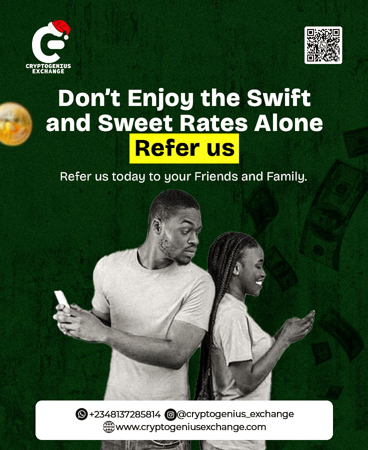 CryptogeniusEx's tweet photo. Refer us today to your friends, don't enjoy the sweet rates alone.
#refer #bestrate #sweetrate #crypto #tradecrypto #trade #trump https://t.co/7QV3ymzYgQ