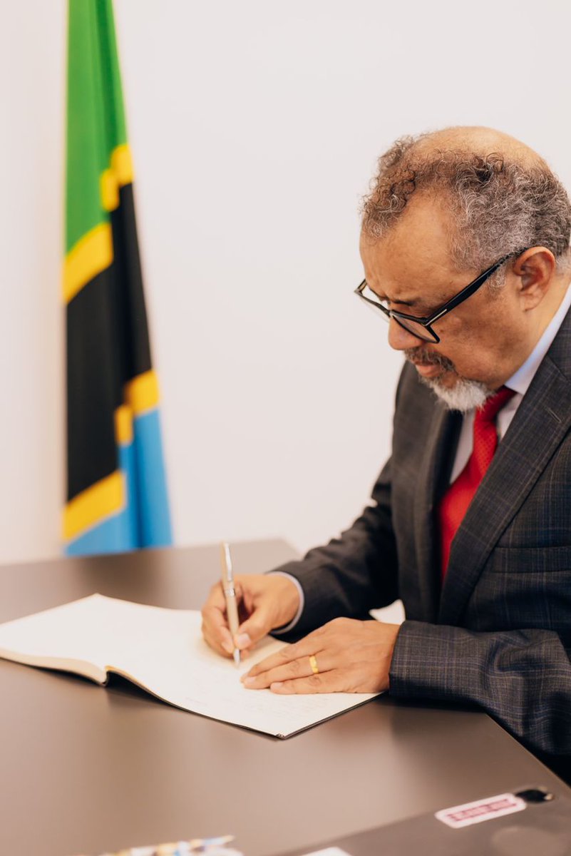 UN Tanzania 🇺🇳 (@unitednationstz) on Twitter photo On his mission to Tanzania, <a href="/WHO/">World Health Organization (WHO)</a> Director-General <a href="/DrTedros/">Tedros Adhanom Ghebreyesus</a> met with 🇺🇳 Country Team this morning, commending their dedication to advancing health.
This comes as Tanzania confirms its first case of Marburg virus—a reminder of the need for continued vigilance and cooperation. 🤝 On his mission to Tanzania, <a href="/WHO/">World Health Organization (WHO)</a> Director-General <a href="/DrTedros/">Tedros Adhanom Ghebreyesus</a> met with 🇺🇳 Country Team this morning, commending their dedication to advancing health.
This comes as Tanzania confirms its first case of Marburg virus—a reminder of the need for continued vigilance and cooperation. 🤝