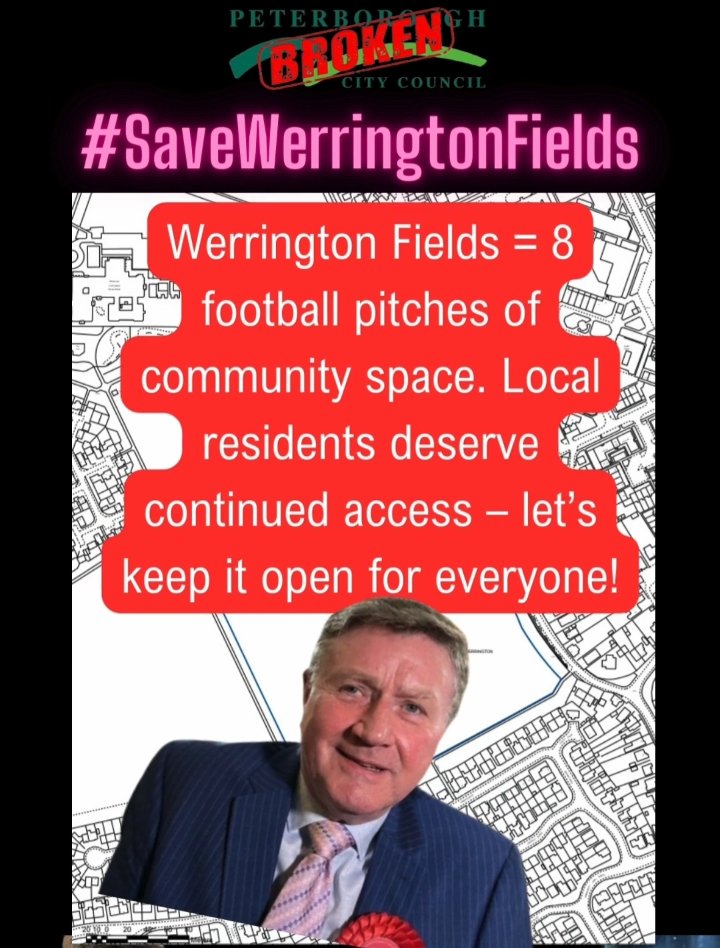 Darren_Fower's tweet image. #WerringtonFieldsSaga #KenStimpsonSchool #SaveWerringtonFields #WerringtonFields #Werrington #Peterborough #NyreeAmbarchian #CllrSarahHillier #CllrJohnFox #CllrJudyFox #PeterboroughFirst aka #WerringtonFirst #Swallowfield #HazelCroft #SouthwellAvenue #Cranemore #RushtonAvenue