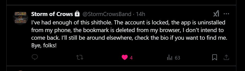 matarison1's tweet image. My current "For You" timeline:
Engagement question. Ad. Engagement. Engagement. Engagement. Engagement. Ad. Engagement. Engagement. Engagement.
Then finally something from someone I actually intentionally follow & like.