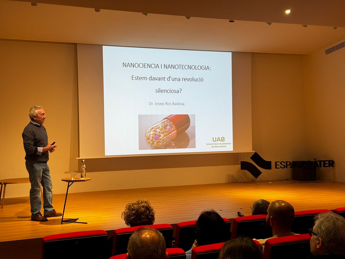 Espai Cràter (@espai_crater) on Twitter photo ❓Us vau perdre la xerrada 'Nanociència i nanotecnologia: estem davant d’una revolució silenciosa?' del doctor Josep Ros?
📺 Ja la teniu disponible al canal de YouTube de 'Els grans interrogants de la ciència' <a href="/pehoc_olot/">Patronat d'Estudis Històrics d'OIot i Comarca</a> i #SIGMA
Recupereu-la aquí 👉 bit.ly/4jrU3J5 ❓Us vau perdre la xerrada 'Nanociència i nanotecnologia: estem davant d’una revolució silenciosa?' del doctor Josep Ros?
📺 Ja la teniu disponible al canal de YouTube de 'Els grans interrogants de la ciència' <a href="/pehoc_olot/">Patronat d'Estudis Històrics d'OIot i Comarca</a> i #SIGMA
Recupereu-la aquí 👉 bit.ly/4jrU3J5