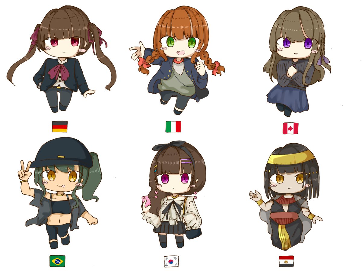 CHA_PB0327's tweet photo. #国擬人化
自デザ！
現代風なデザインにしてみました
#擬人化しちゃおう　←のタグつきで描いてくだされば爆速で見に行きますのでぜひ！！！( https://t.co/xb8gPwUSBr