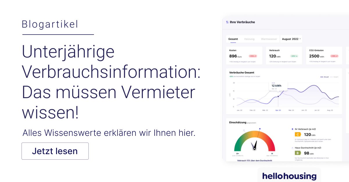 hellohousing_de's tweet photo. Spätestens ab 2027 sind unterjährige Verbrauchsinformationen verpflichtend. 
Erfahren Sie, wie Sie mit hellohousing Mieter:innen über ihre Energieverbräuche (UVI) informieren können.
🔍 Jetzt lesen: https://t.co/qz4ADzojOm https://t.co/npGblrSuGM