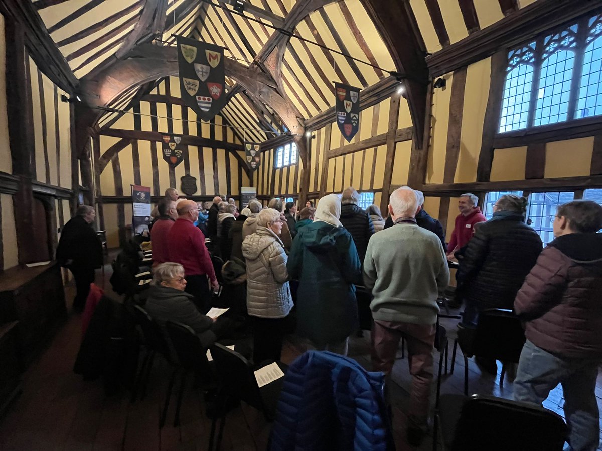 The Lord Leycester (@lordleycester) on Twitter photo On Sunday we welcomed over 50 visitors to take part in 'Sing the blues away', a free intergenerational singing workshop by <a href="/WarwickSingTown/">Warwick - A Singing Town</a> .
It was wonderful to see so many taking part in this amazing workshop and we hope to see everyone back at the Lord Leycester again soon! On Sunday we welcomed over 50 visitors to take part in 'Sing the blues away', a free intergenerational singing workshop by <a href="/WarwickSingTown/">Warwick - A Singing Town</a> .
It was wonderful to see so many taking part in this amazing workshop and we hope to see everyone back at the Lord Leycester again soon!