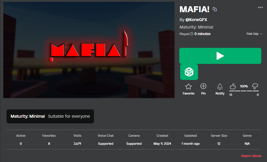 Trying my best to release a finished version of MAFIA, I'm pretty happy with the DAU considering its unplayable atm

Just the start, needs some time. 🤠💫