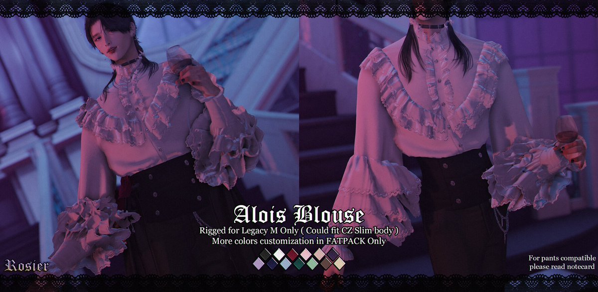 KawaiiFeedSL's tweet photo. {Rosier} Alois Blouse @ The Midnight Order〡Taxi: https://t.co/3rIHRQ1PxB
#secondlife #metaverse #rosier #themidnightorder #slevent #slcontent #kawaiifeed https://t.co/gmvlZyDFJV