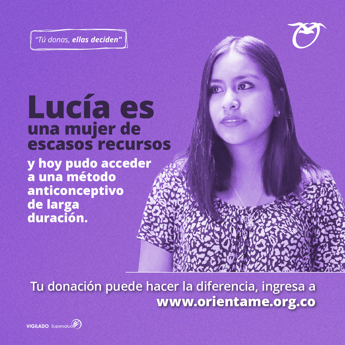 ¡Tu donación hace la diferencia! 🧡

👉🏽 Conoce más en orientame.org.co

#TuDonasEllasDeciden #OriéntameParaDecidir