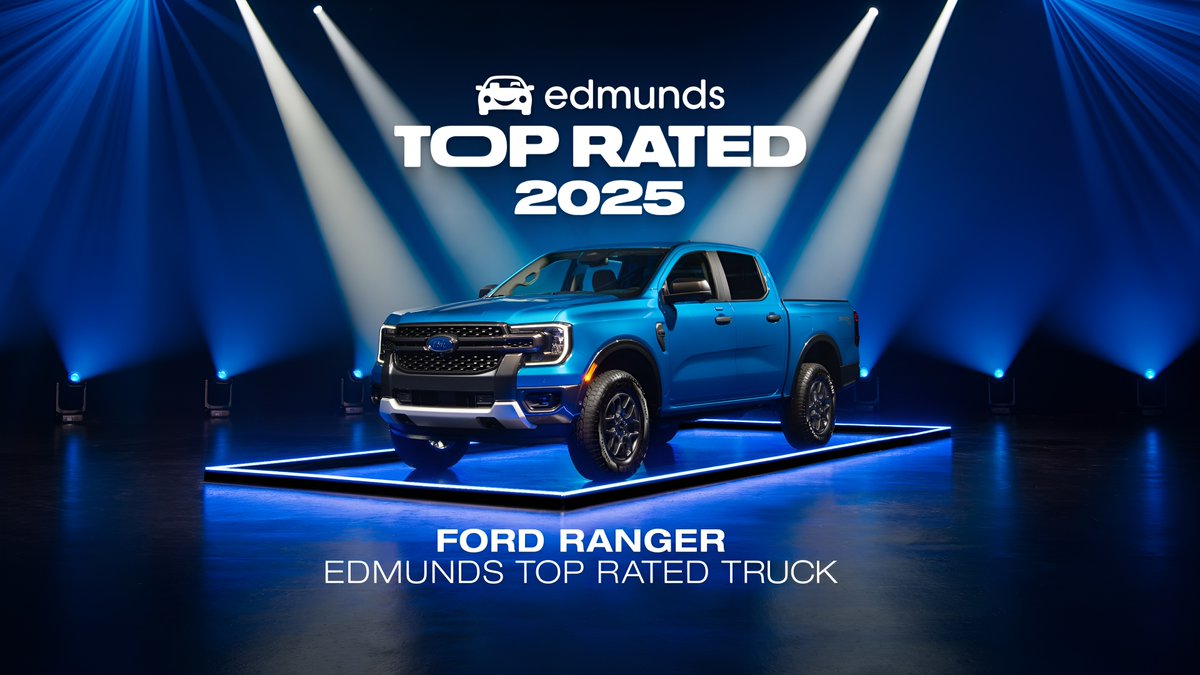 The Ford Ranger is the Edmunds Top Rated Truck for 2025!

<a href="/edmunds/">Edmunds</a> says that when you buy a Ranger, you don't have to compromise: "It packs full-size pickup capabilities in a midsize pickup footprint."