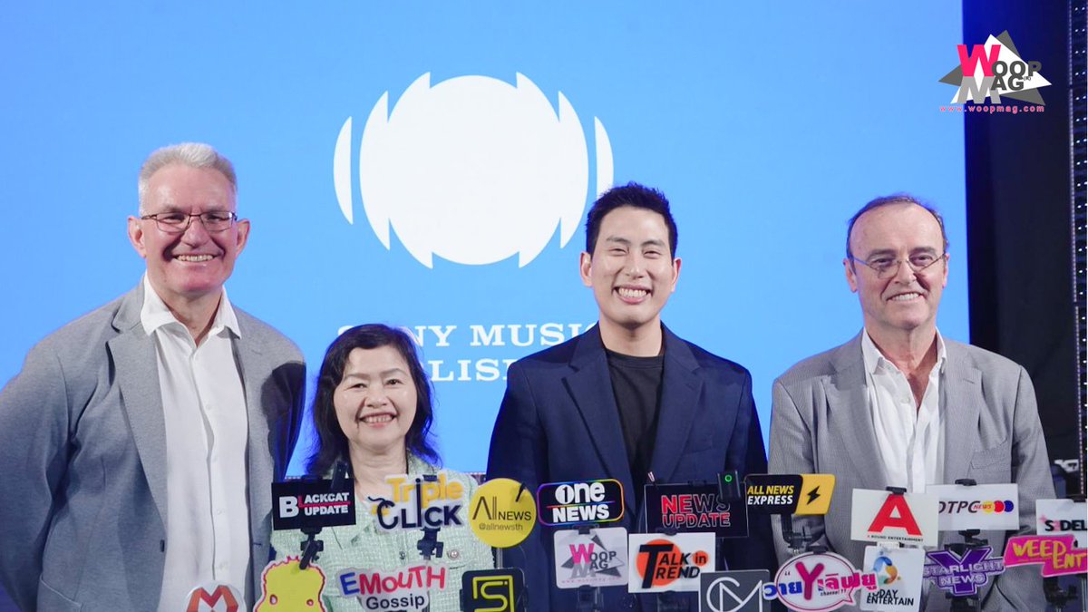 woopmag's tweet image. Sony Music Publishing ในเครือโซนี่ คอร์ปอเรชั่น แถลงข่าวเปิดตัวบริษัทสาขาประจำในประเทศไทยเป็นครั้งแรก และแต่งตั้ง “คุณทัชระ ล่องประเสริฐ” เป็นผู้จัดการทั่วไปประจำประเทศไทย (Country General Manager, Thailand)

#SonyMusicPublishing
#SonyMusicThailand