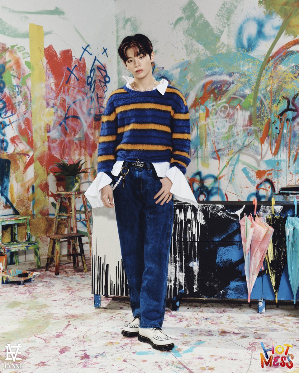 EVNNE 4th MINI ALBUM
[HOT MESS]

CONCEPT PHOTO Splatter ver.
#문정현 #MUNJUNGHYUN

#EVNNE #이븐
#HOT_MESS
#20250210_6PM