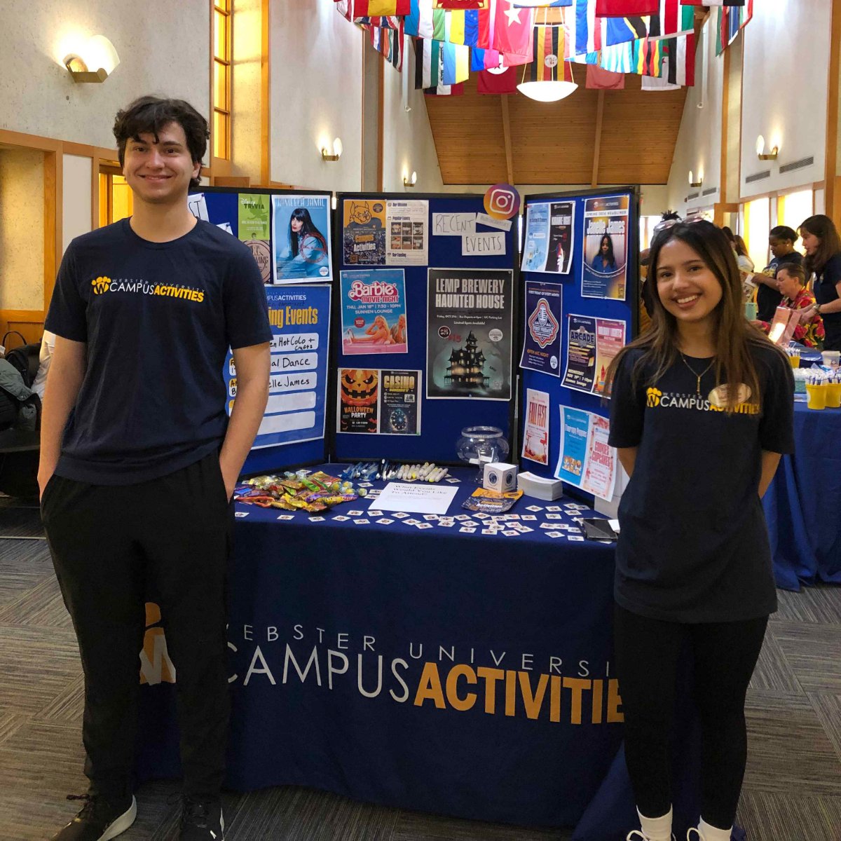 websteru's tweet image. With more than 100 student clubs and organizations, there’s something for everyone! Discover the group for you at the Involvement Fair today on the upper level of the University Center from 11 a.m.- 1 p.m.