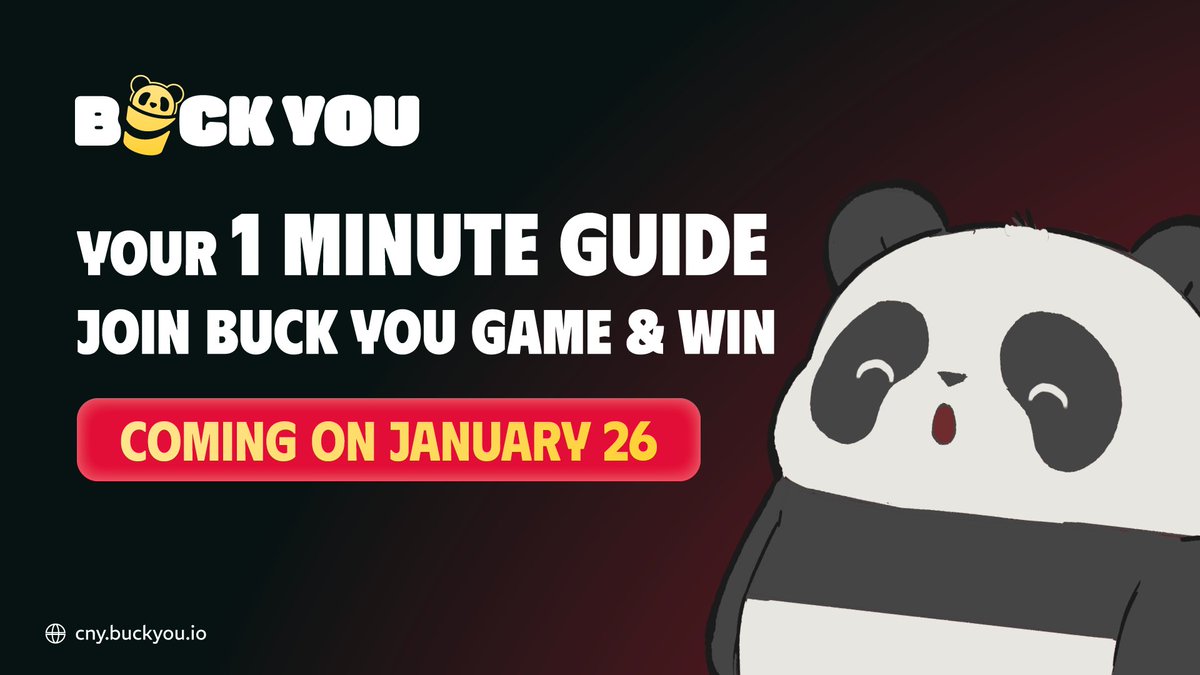 A familiar face BUT with new energy! 🐼

We’re all thrilled to be back. Here’s your 1-min guide to victory before we drop the game on January 26! 🧧

🔗 gamma.app/docs/Buckyou-v…

#BucketProtocol #BUCKYOU $BUCK $BUT $deBUT #SuiNetwork