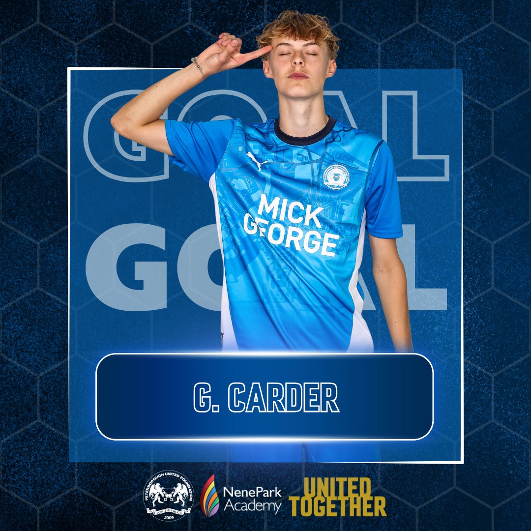 ThePoshBoysFP's tweet photo. GOAL!!! | Baker drives into the box with the ball and pulls it back for Carder to make it three! 

🎩🅰️ 3-0 🔴 | #pufc https://t.co/3qQvBsGZwn