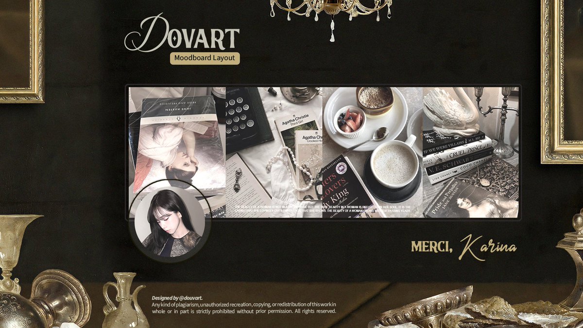douvart's tweet photo. any interaction would be appreciated!  

karina han sohee ready stock layouts. 7k/each. take all 11k only. can't replacement text. please dm directly to order it.  

#zonauang https://t.co/9oMtgK8snQ