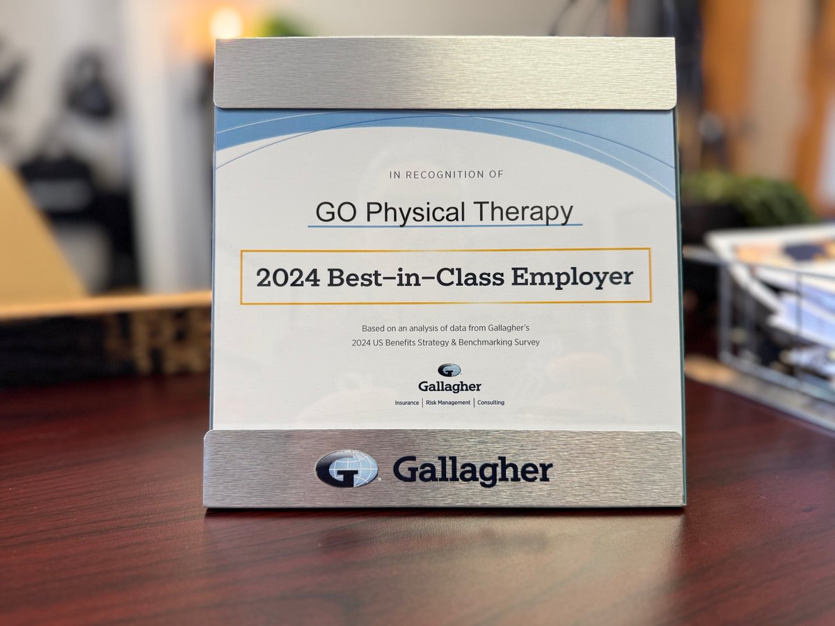 GOpt_us's tweet photo. 🎉 We’re honored to be recognized as a Best in Class Employer by Gallagher! 🎉

Gallagher is a global leader in insurance, risk management, and consulting, and this award highlights our commitment to fostering a workplace culture where employees feel supported, valued, and emp... https://t.co/D3eNuXHj0B