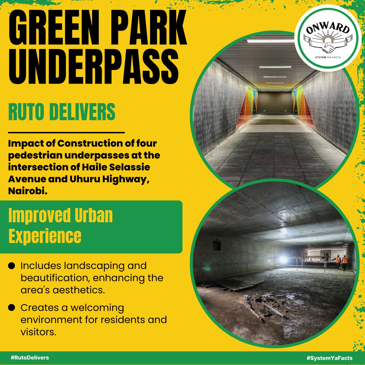 SP_Comentary's tweet photo. The underpass ties into larger projects like Greenpark Terminus and Railway City, supporting Nairobi's vision of becoming a global city.
#GreenParkUnderpass
Ruto Delivers
Raila Odinga Musalia Mudavadi Kasongo Rongai Trump Weetabix #BoldReformer vihiga county https://t.co/Oeu9IGXz8U