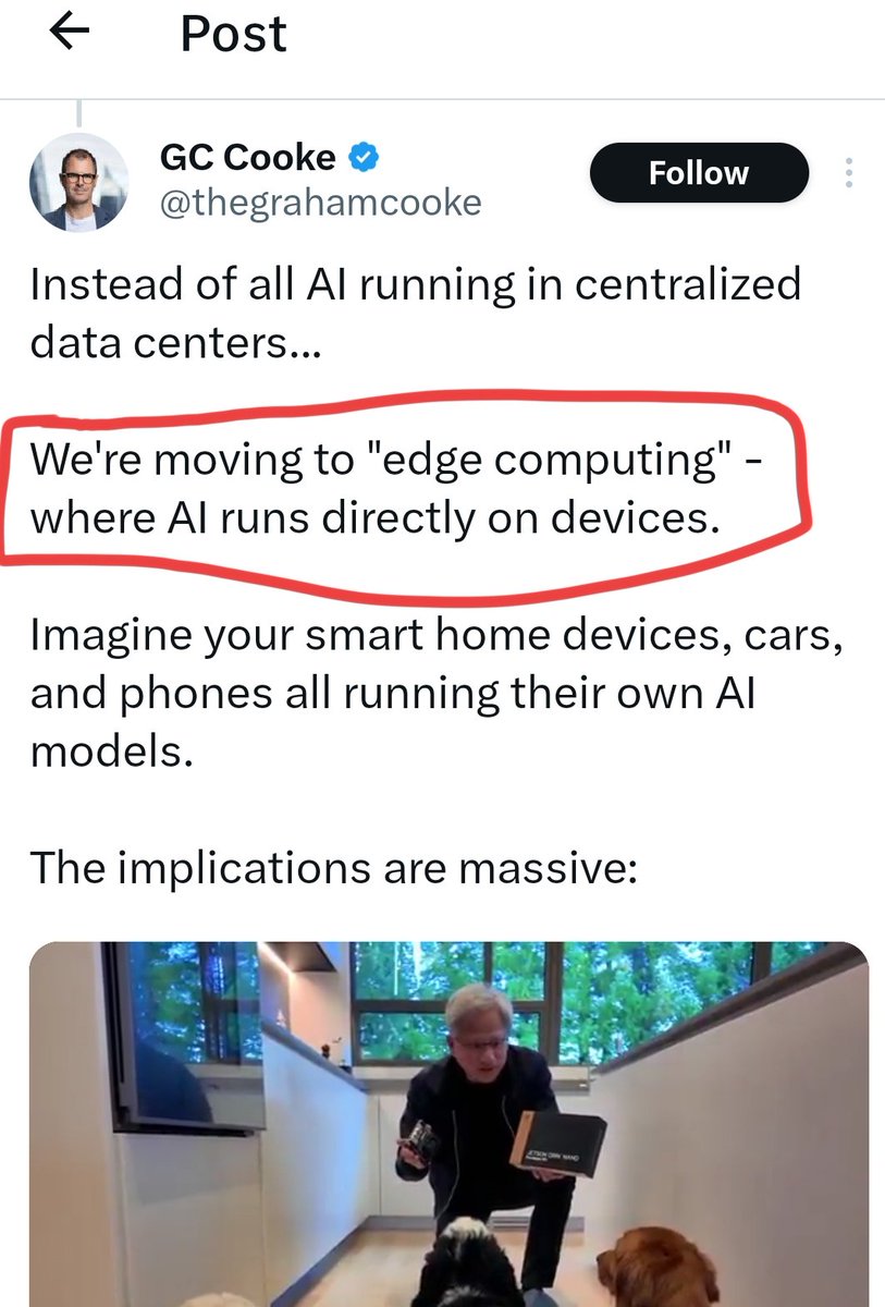 Profitprofit1's tweet image. #ENET could be the next #SCGL style rise
&apos;Edge Computing&apos; is the new #Ai
As #Nvidia moving into that space

 #EUA #GRX #EQT #POW #OVB #CMRS #KAT #MSMN #VAL #SAR #SYME #CPX #MSMN #ECHO #HEX #HE1 #TYM #QBT #BCE #REE #CDL #MDZ #VAST #PREM #JAY #BHM    #CGO #UKOG #GPL