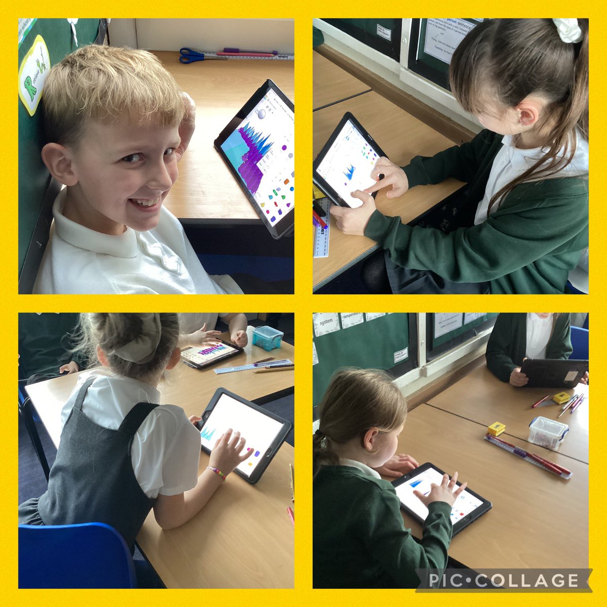 BaderPrimary's tweet photo. Year 5 have been carrying on using Tinkercad in Computing to make their repeated pattern. Great understanding of the program after sharing what they have found out. #Article28 #BaderComputing https://t.co/wC67kuybSv