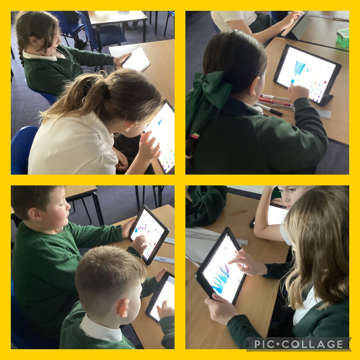 BaderPrimary's tweet photo. Year 5 have been carrying on using Tinkercad in Computing to make their repeated pattern. Great understanding of the program after sharing what they have found out. #Article28 #BaderComputing https://t.co/wC67kuybSv