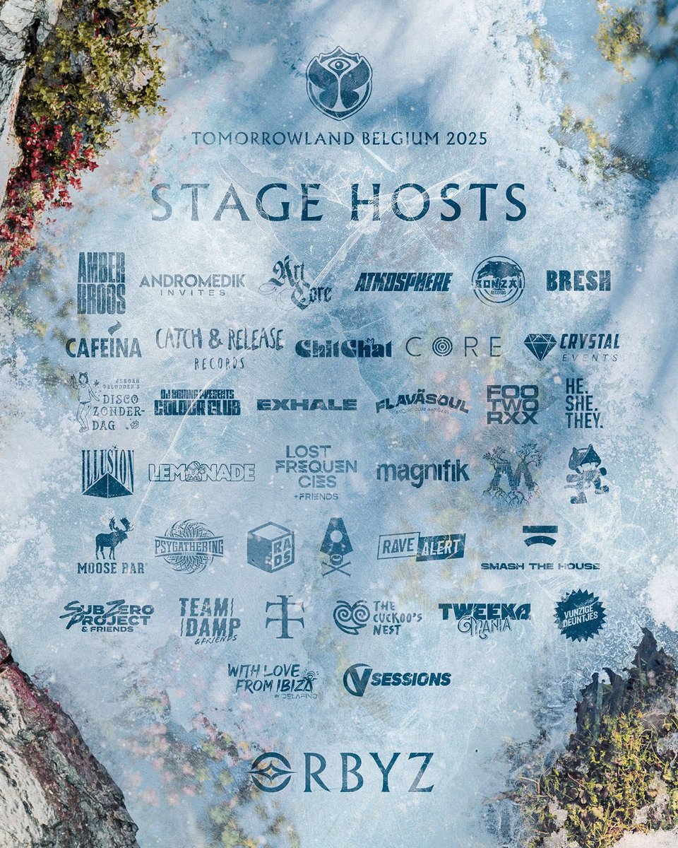 Festseasonmedia's tweet photo. Tomorrowland Belgium ‘Orbyz’
Stage Hosts

July 18 - 20 &amp; 25 - 27 https://t.co/8VEfan3Kjw