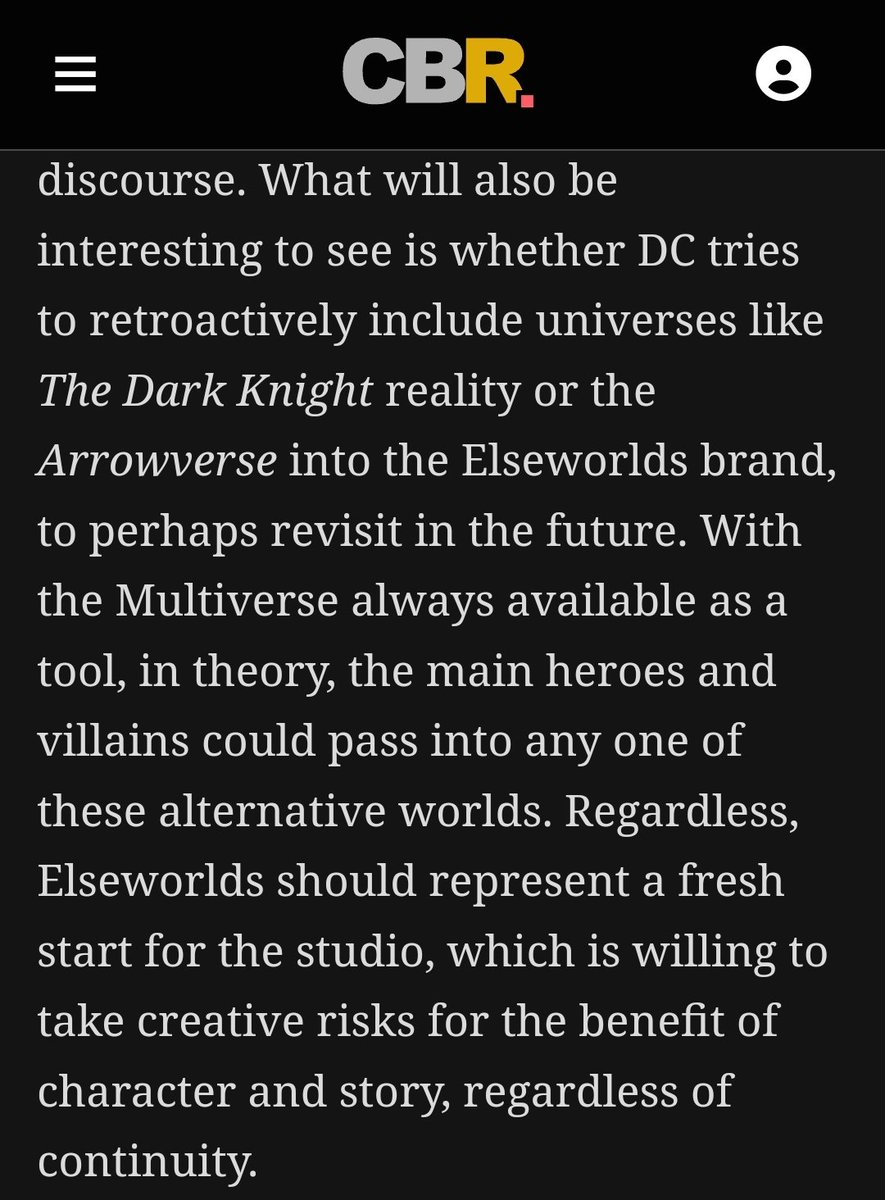 DarkKnightsFan's tweet image. @ZackSnyder Justice League Sequels can still Benefit from Elseworlds Banner @wbd @wbpictures @DCOfficial @WBHomeEnt 

cbr.com/dc-studios-els…