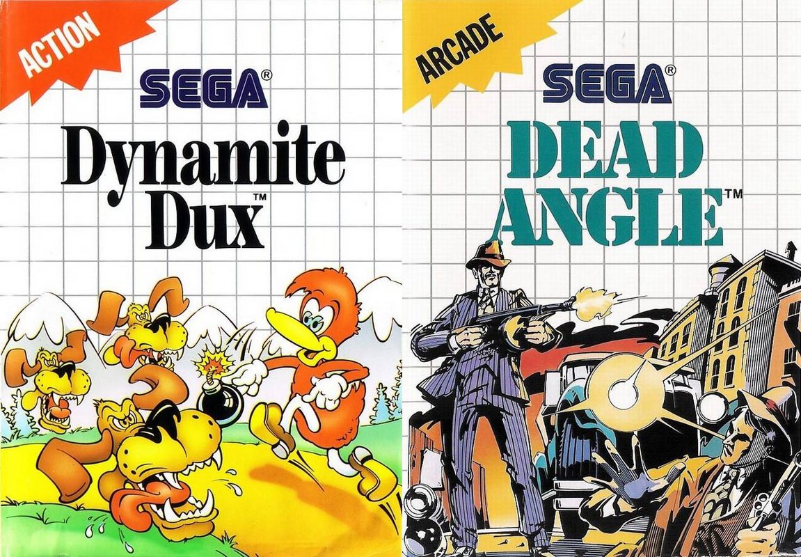 segaretrobr's tweet image. Este mês é aniversário de 35 anos de Dynamite Dux e Dead Angle, lançados em janeiro de 1990 para o Master System! Ambos dizem &quot;1989&quot; em suas telas de título, porém só foram lançados em 1990.
#dynamitedux #deadangle #mastersystem #sega #retro