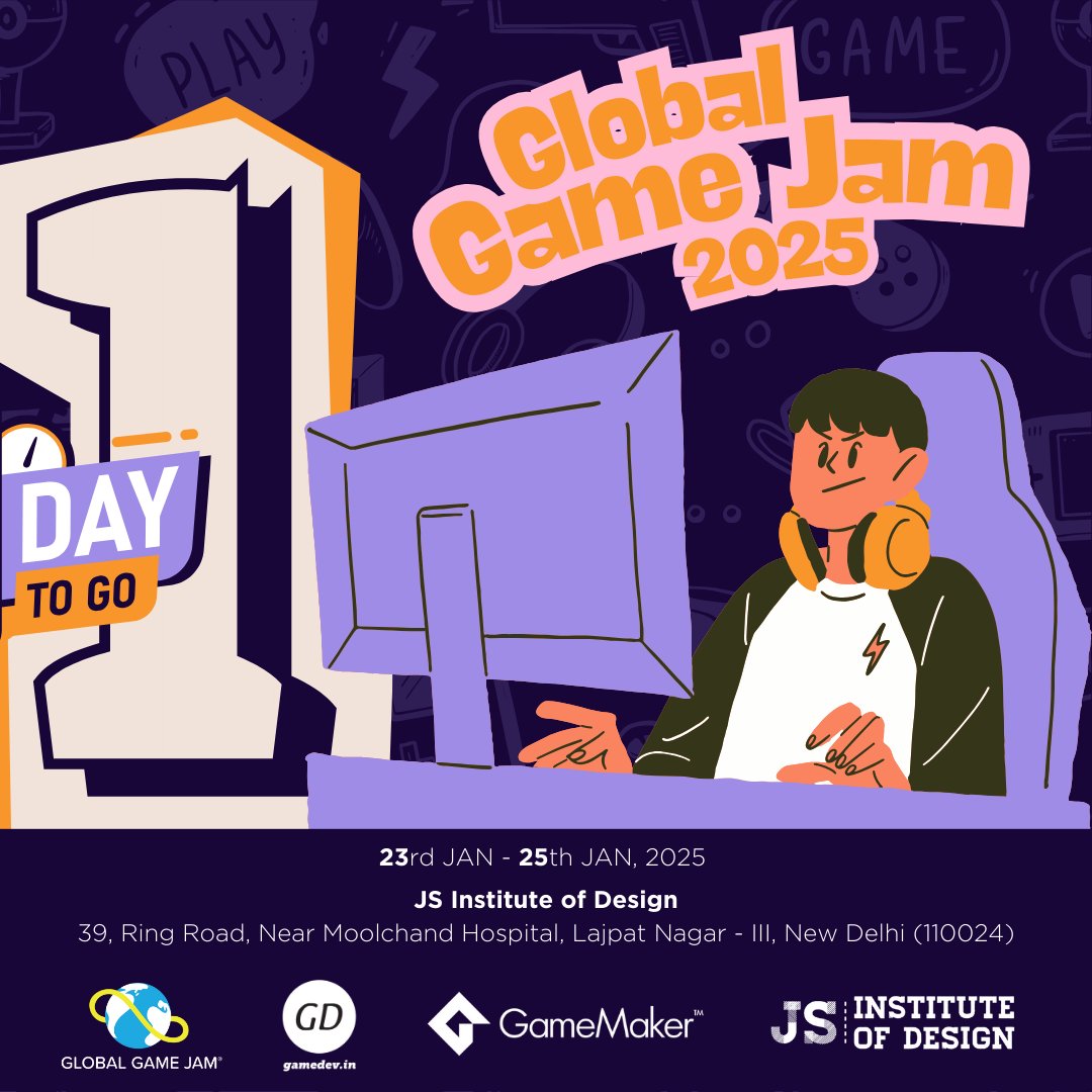Mr Maalik (@mrmaalik1990) on Twitter photo <a href="/globalgamejam/">GlobalGameJam</a> has officially begun and the jam will start tomorrow evening at the Delhi site. Registrations are still open for Delhi site - lnkd.in/gKaa_wRu
Check out more info on <a href="/gamedev_india/">Gamedev.in</a> New Blog
lnkd.in/gvj2mccZ
<a href="/GameMakerEngine/">GameMaker</a> <a href="/vivekjha92/">Vivek Jha</a> #GGJ2025 <a href="/globalgamejam/">GlobalGameJam</a> has officially begun and the jam will start tomorrow evening at the Delhi site. Registrations are still open for Delhi site - lnkd.in/gKaa_wRu
Check out more info on <a href="/gamedev_india/">Gamedev.in</a> New Blog
lnkd.in/gvj2mccZ
<a href="/GameMakerEngine/">GameMaker</a> <a href="/vivekjha92/">Vivek Jha</a> #GGJ2025