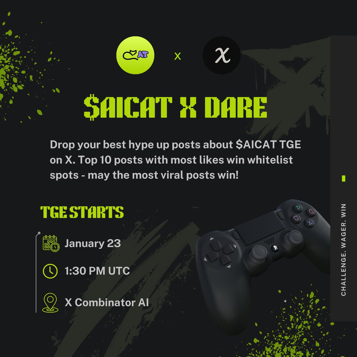 xTavar3s's tweet image. 🚀 THE HYPE IS REAL - $AICAT TGE IS HERE!  🚀

Get ready for the game-changer in AI crypto! The $AICAT Token Generation Event (#TGE) is about to launch and you don't want to miss out!

🔘 AI Integration Like Never Before: $AICAT is set to redefine how we interact with crypto with…