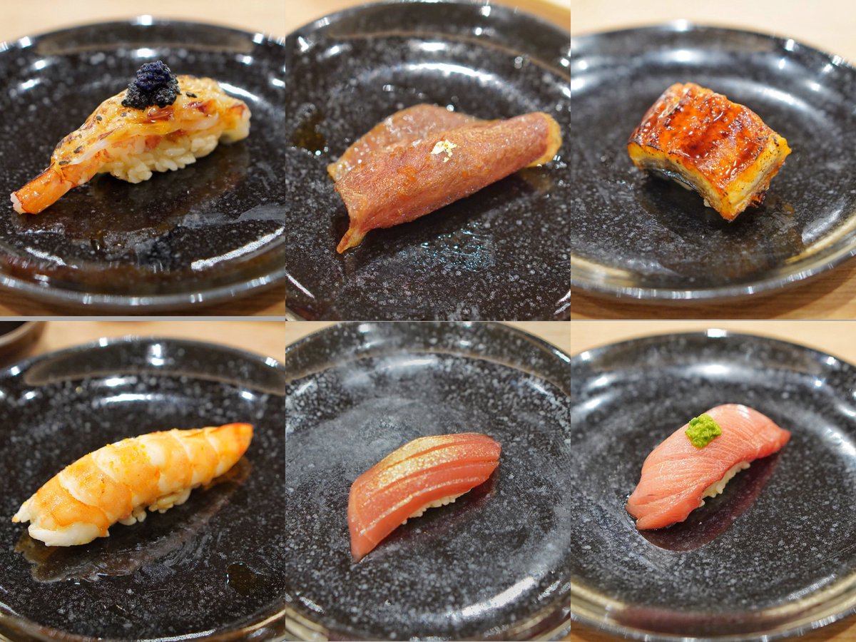 ReviewAroii's tweet photo. อยากแนะนำร้านซูชิบาร์ที่เพิ่งไปมา หลายคนน่าจะชอบ! 🍣 ฟิลคือเหมือนไปกินโอมากาเสะ เพราะมีเชฟปั้นสด เสิร์ฟตรงหน้าบาร์แบบคำต่อคำ แต่ราคาคือดีเลย เริ่มต้นคำละ ฿20 อยากกินอะไรก็สั่งเป็นคำๆ ตามใจได้เลยสไตล์ Okonomi 

วัตถุดิบคือคุณภาพเลย แต่ราคาน่ารัก เริ่ม 20 / 40 / 50 - 100+ บาท มีเมนู 🍣 ให้สั่งเยอะมาก ร้านชื่อ Genbu Sushi Bar & Izakaya อยู่ใกล้ BTS แบริ่ง