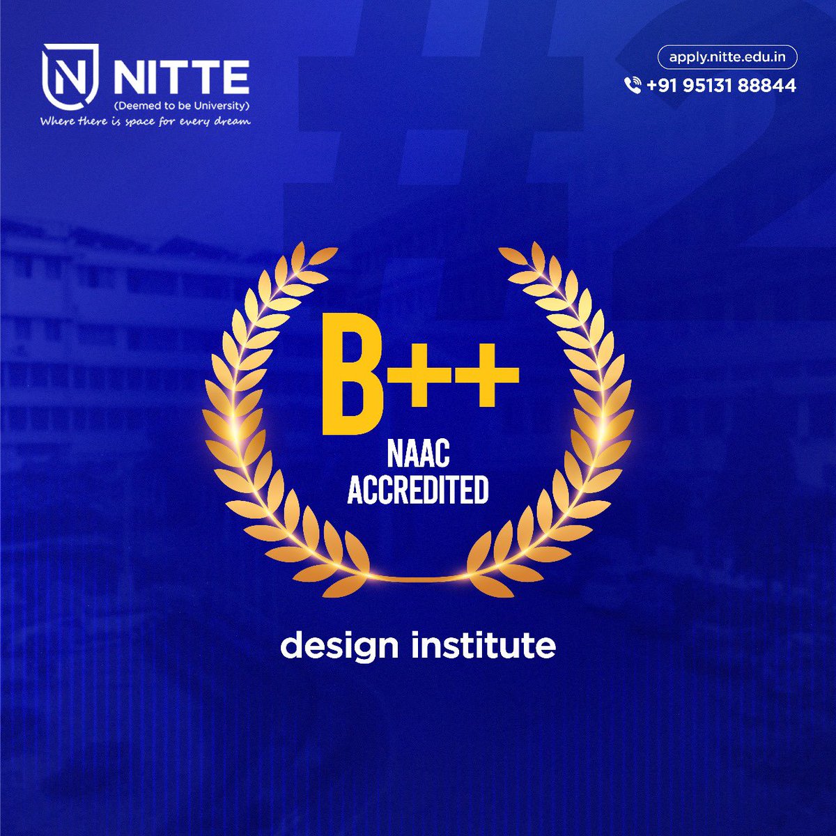 aboutnitte's tweet photo. BDestined to succeed in fashion designing with our 4-year program at Nitte School of Fashion Technology and Interior Design.
#Nitte #NitteUniversity #Nittestudents #FashionDesign #InteriorDesign #CreativeCareers #DesignEducation #NitteSchool #FashionTechnology #FutureDesigners https://t.co/kTfa5AV95f