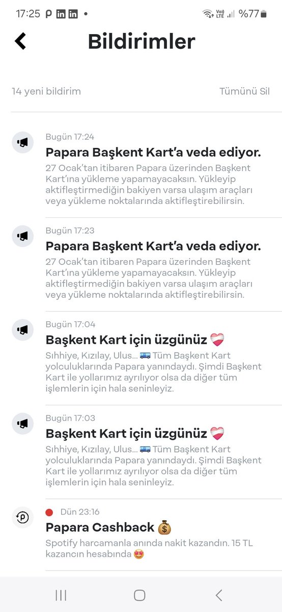 yaw neden? Ego cepte uygulamasindan yuklemek cok zor oluyor, paparadan cok rahat ve hizli bi sekilde bakiye yukleme islemi yapiliyodu:(