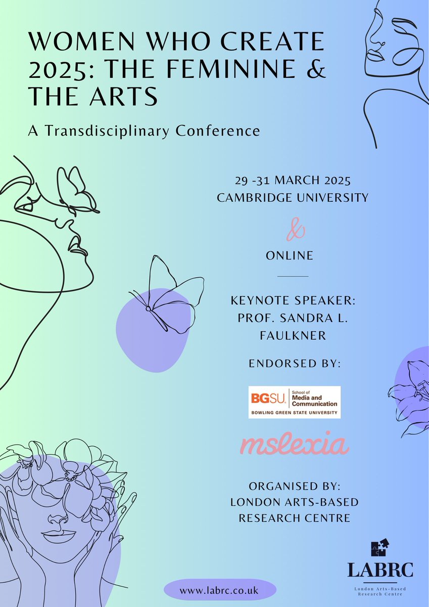 Mslexia ✨ (@mslexia) on Twitter photo Registration is open for 'Women who Create 2025: the Feminine and the Arts' organised by our friends at <a href="/IndelibleLit/">London Arts-Based Research Centre 🪶Indelible</a>, 29-31 March. Find out more on how to take part: labrc.co.uk/2024/10/20/wom… #WritingCommunity #Creativity Registration is open for 'Women who Create 2025: the Feminine and the Arts' organised by our friends at <a href="/IndelibleLit/">London Arts-Based Research Centre 🪶Indelible</a>, 29-31 March. Find out more on how to take part: labrc.co.uk/2024/10/20/wom… #WritingCommunity #Creativity