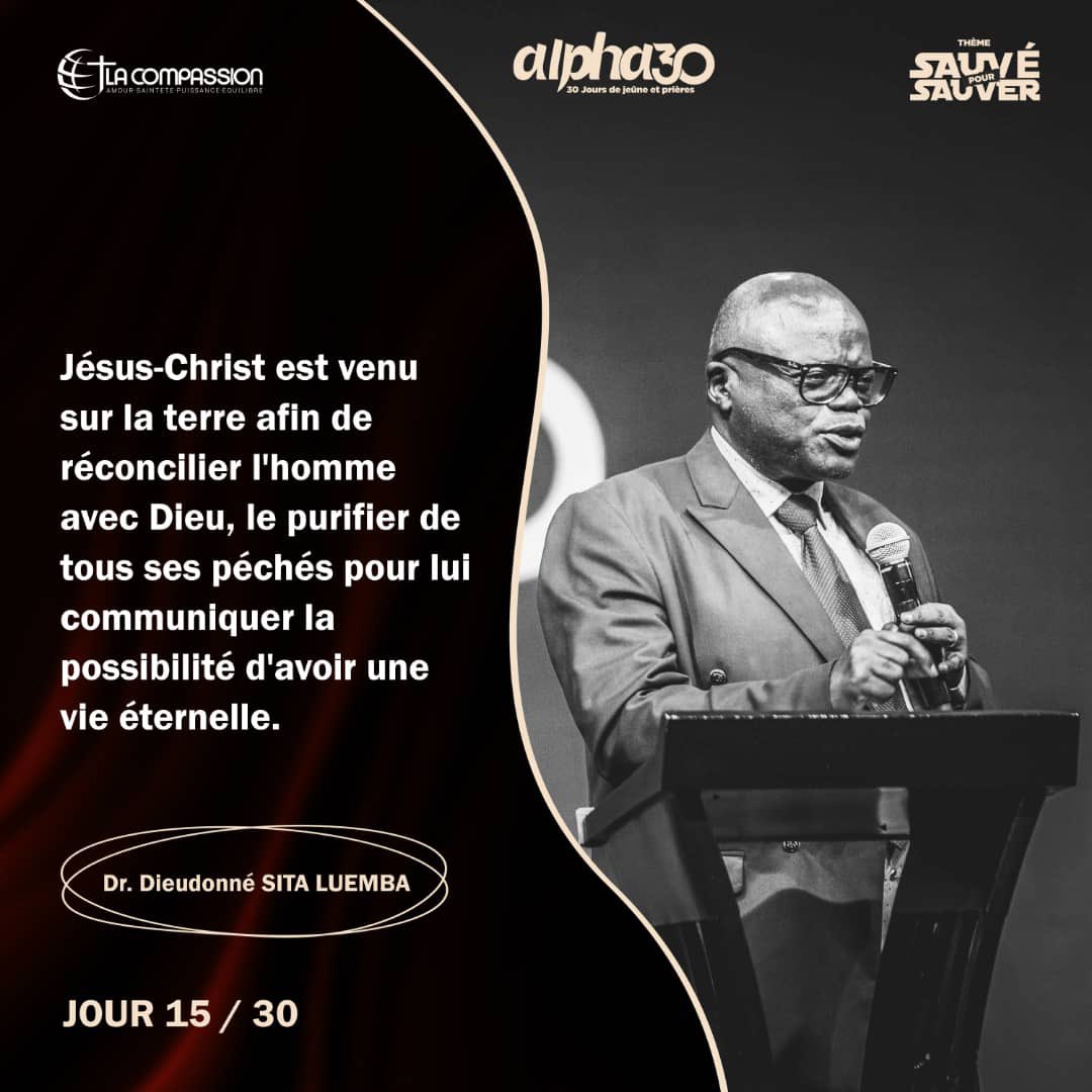 CompassionCrefm's tweet photo. #flashback | Alpha30 2025 - Jour 15 | Docteur DieuDonné SITA LUEMBA

1/3

#citations #Alpha30 #Drdieudonnésitaluemba #kinshasa #jésus https://t.co/8z49MQFRan
