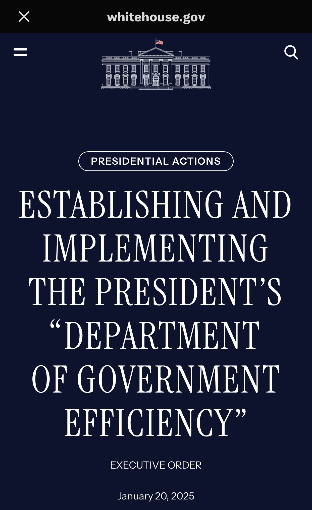 DOGE NEWS- Department of Government Efficiency (@realdogeusa) on X