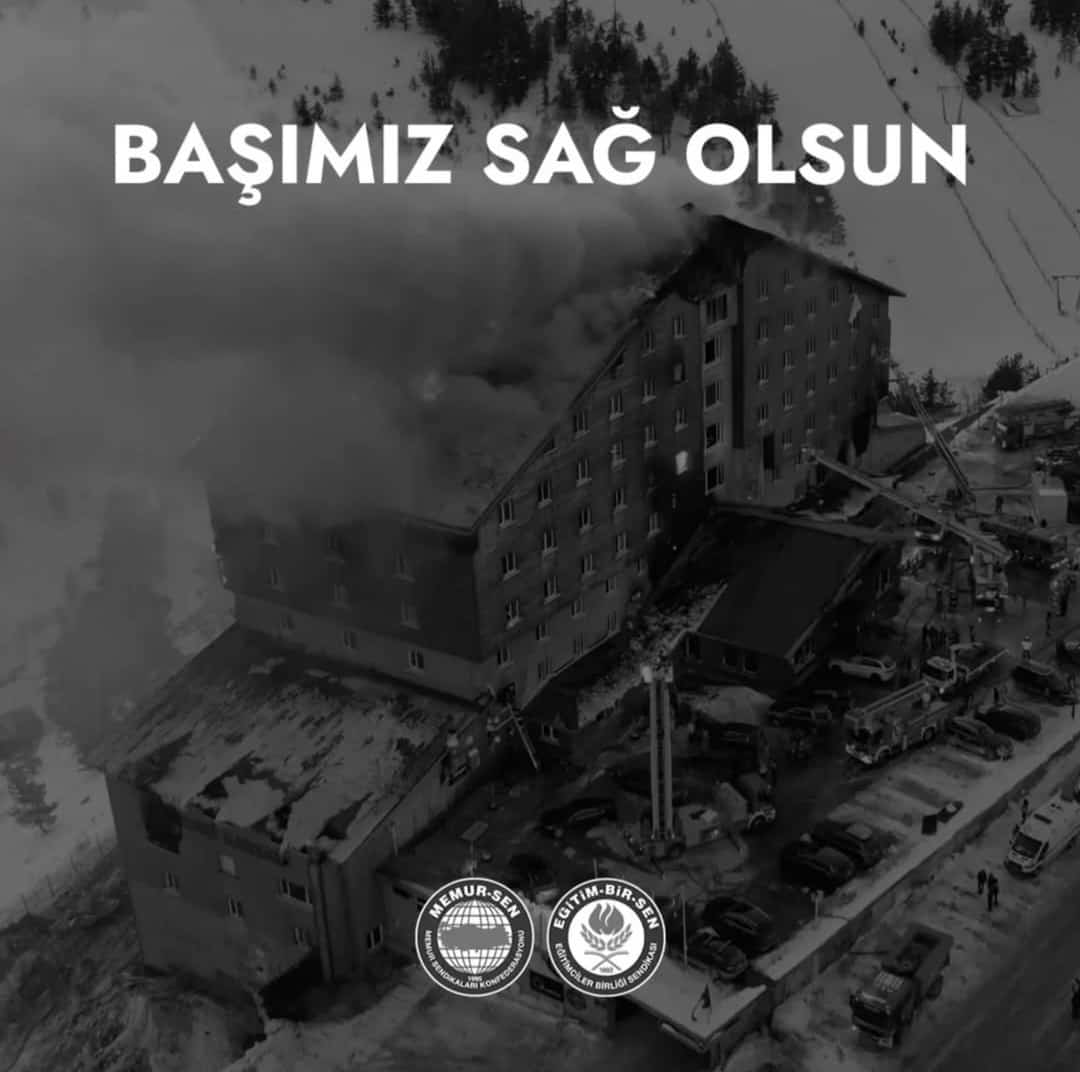 Ankara EBS 2 Nolu Şube Kadınlar Komisyonu (@2nolusbkadinebs) on Twitter photo Bolu Kartalkaya Kayak Merkezi'ndeki Grand Kartal Otel'de meydana gelen yangın olayında hayatını kaybeden vatandaşlarımıza Allah’tan rahmet, ailelerine ve yakınlarına sabır ve başsağlığı diliyoruz. Bu üzücü olayda yaralananlara ise acil şifalar temenni ediyoruz.
<a href="/ebskadin/">Eğitim-Bir-Sen Kadın Komisyonu</a> Bolu Kartalkaya Kayak Merkezi'ndeki Grand Kartal Otel'de meydana gelen yangın olayında hayatını kaybeden vatandaşlarımıza Allah’tan rahmet, ailelerine ve yakınlarına sabır ve başsağlığı diliyoruz. Bu üzücü olayda yaralananlara ise acil şifalar temenni ediyoruz.
<a href="/ebskadin/">Eğitim-Bir-Sen Kadın Komisyonu</a>