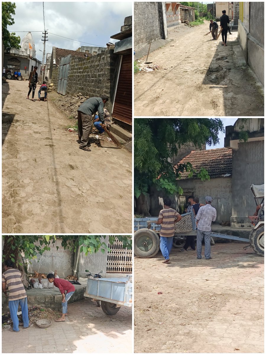 આજરોજ લાંગડ ગામે <a href="/TDO_MANGROL_JND/">TDO-MANGROL(JUNAGADH)</a> સાહેબના માર્ગદર્શન મુજબ ઝુંબેશના રૂપે ગામના જાહેર રસ્તાઓ તેમજ સ્થળોની સફાઈ કરવામાં આવી. <a href="/DyddoPan/">Dy DDO (Panchayat) JUNAGADH</a> <a href="/DdoJunagadh/">DDO Junagadh</a> <a href="/collectorjunag/">Collector Junagadh</a> <a href="/CMOGuj/">CMO Gujarat</a> <a href="/PMOIndia/">PMO India</a>