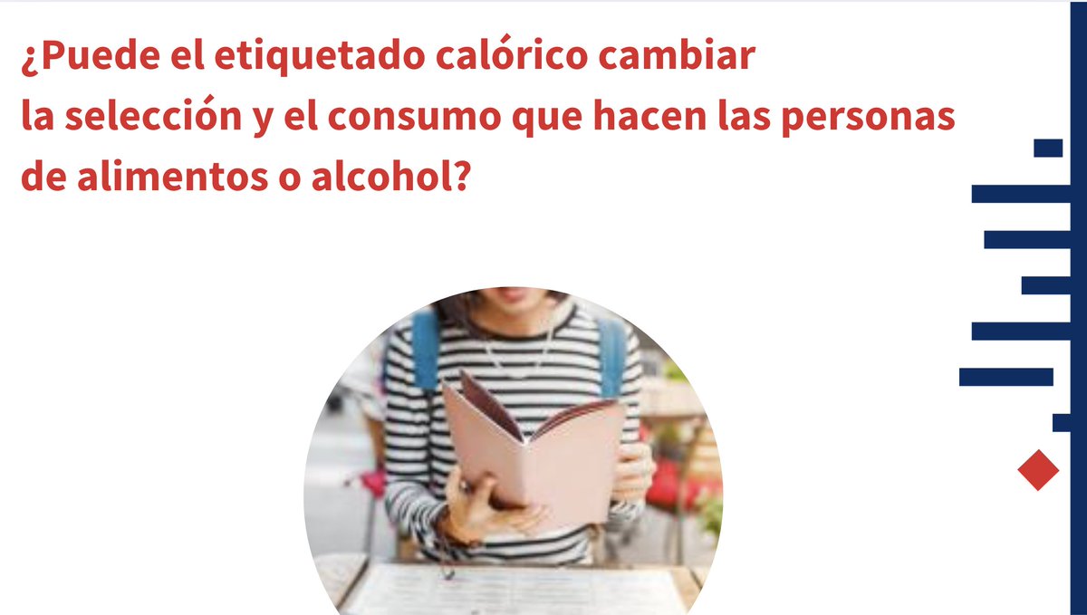 ¿Influye la información sobre el aporte energético (calórico) de los alimentos y bebidas en su consumo?

👉 Solo da lugar a una reducción moderada de las calorías que compran y consumen las personas:

sbee.link/4h36udrcka