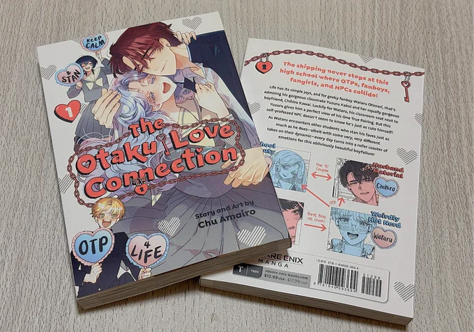 英語版オタ連鎖!
ペーパーバックで可愛い〜!タイトルに鍵かかってる☺️🗝💕
英語になってもキモいなと笑った音成のシーンよ… 