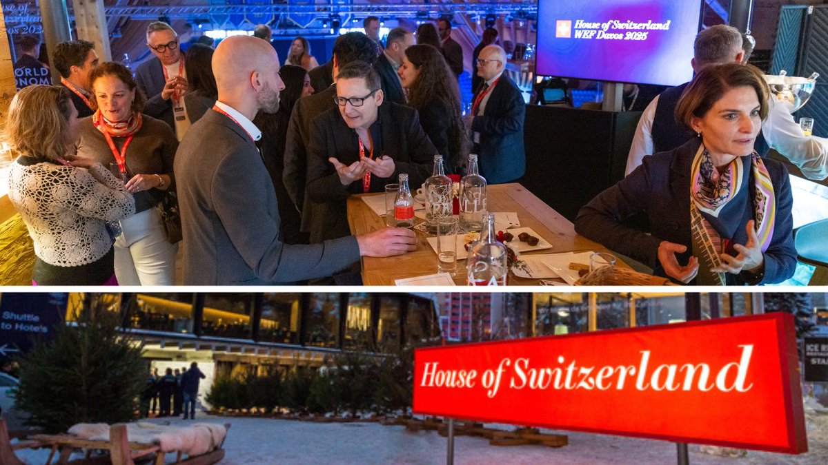 ✨#Wef25 is in full swing and the #SwissHouse has become a vibrant hub for dialogue and collaboration. Our team members are actively participating in these discussions, sharing our work in #neurotechnology to enhance the life of patients living with neurological conditions.