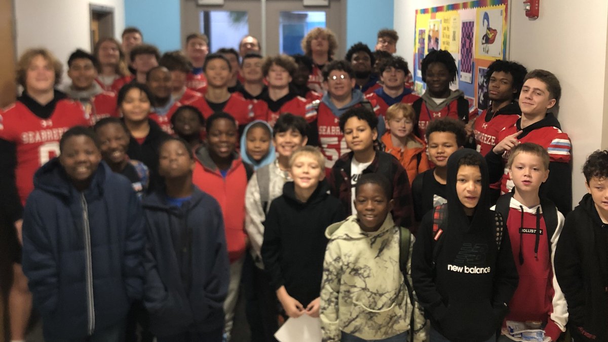 Mike Klein (@coachmikeklein) on Twitter photo Seabreeze MENtors making an impact on others! <a href="/BeachsideElem/">Beachside Elementary School</a> <a href="/SeabreezeHS/">Seabreeze High</a> Seabreeze MENtors making an impact on others! <a href="/BeachsideElem/">Beachside Elementary School</a> <a href="/SeabreezeHS/">Seabreeze High</a>