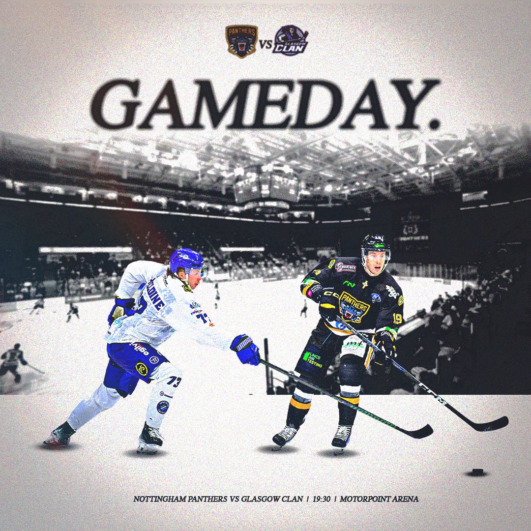 TONIGHT | <a href="/PanthersIHC/">Nottingham Panthers</a> vs <a href="/ClanIHC/">Glasgow Clan 🏒🏴󠁧󠁢󠁳󠁣󠁴󠁿</a> 

Who will progress to the <a href="/officialEIHL/">Elite Ice Hockey League | #EIHL</a> Challenge Cup semi final?👀

🎨 graphic made by me 

#EIHL #IceHockey #Cup