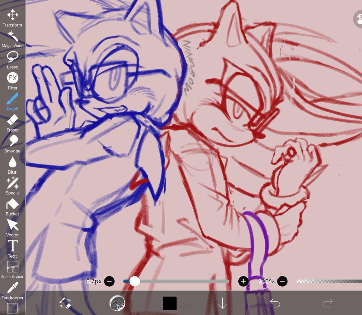 mobunin_'s tweet photo. im back after three years #sonadow #wip https://t.co/aHHn3WL8oN