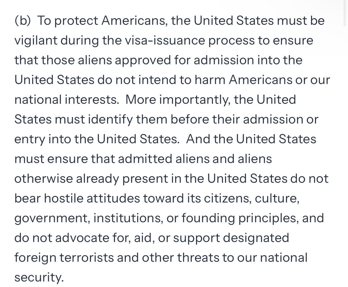 New Executive Order: Advocacy for Hamas 🚫 for 🇺🇸 Visa holders

#Trump #Inauguration2025 #Palestine #Gaza #Israel